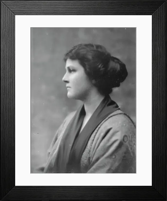 Framed Print : Bruce, Ned, Mrs. portrait photograph, 1915 Apr. 28. Creator: Arnold Genthe Framed Print : Bruce, Ned, Mrs. portrait photograph, 1915 Apr. 28. Creator: Arnold Genthe