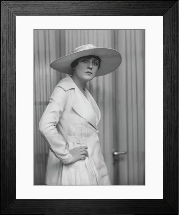 Framed Print : Bruns, Julia, Miss, portrait photograph, 1916. Creator: Arnold Genthe Framed Print : Bruns, Julia, Miss, portrait photograph, 1916. Creator: Arnold Genthe