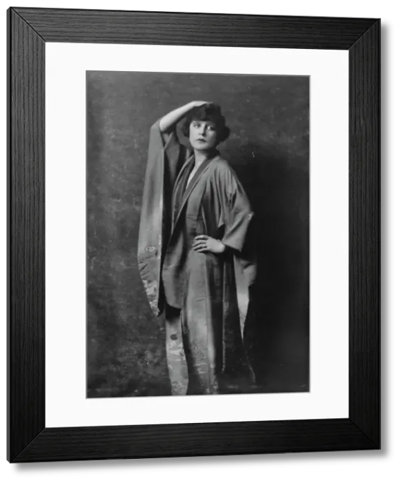 Framed Print : Bruns, Julia, Miss, portrait photograph, not before 1916. Creator: Arnold Genthe Framed Print : Bruns, Julia, Miss, portrait photograph, not before 1916. Creator: Arnold Genthe