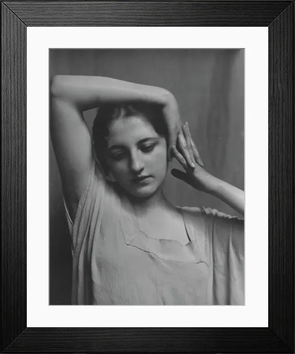 Framed Print : Bruns, Mona, Miss, portrait photograph, 1916. Creator: Arnold Genthe Framed Print : Bruns, Mona, Miss, portrait photograph, 1916. Creator: Arnold Genthe