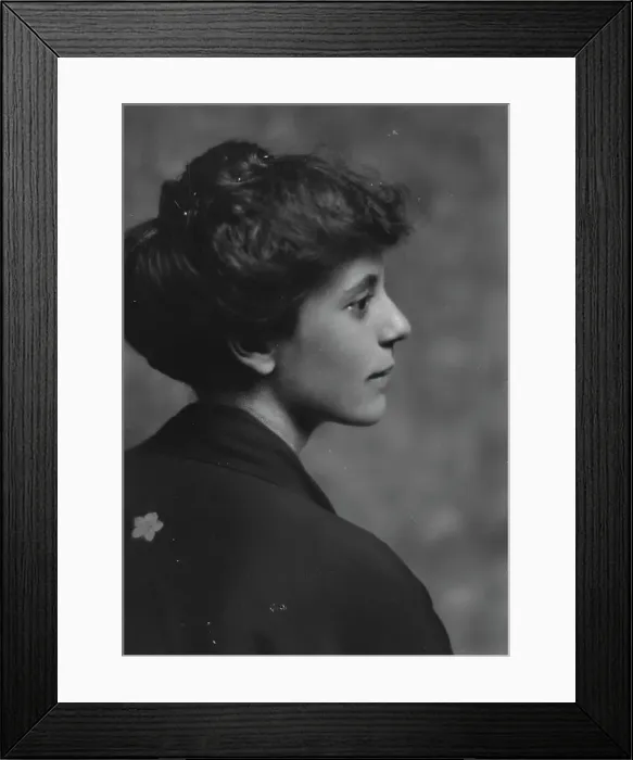 Framed Print : Buell, Miss, portrait photograph, 1914 Sept. 18. Creator: Arnold Genthe Framed Print : Buell, Miss, portrait photograph, 1914 Sept. 18. Creator: Arnold Genthe
