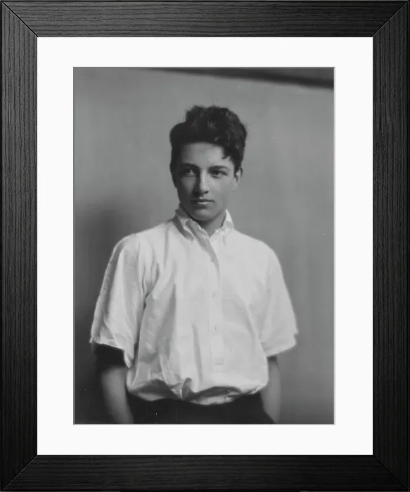 Framed Print : Burden, Douglas, Mr. portrait photograph, 1917. Creator: Arnold Genthe Framed Print : Burden, Douglas, Mr. portrait photograph, 1917. Creator: Arnold Genthe
