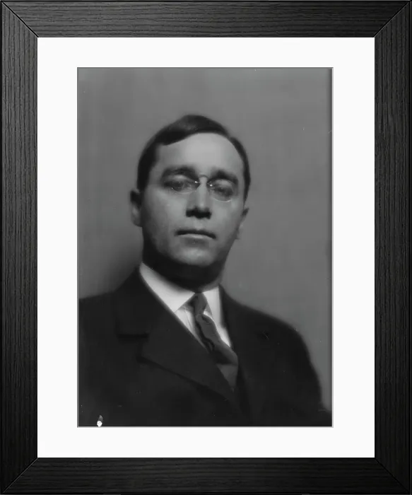 Framed Print : Cable, Benjamin S. Mr. portrait photograph, 1913. Creator: Arnold Genthe Framed Print : Cable, Benjamin S. Mr. portrait photograph, 1913. Creator: Arnold Genthe