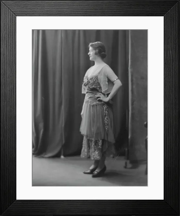 Framed Print : Calhoun, Catherine, Miss, portrait photograph, 1917 May 25. Creator: Arnold Genthe