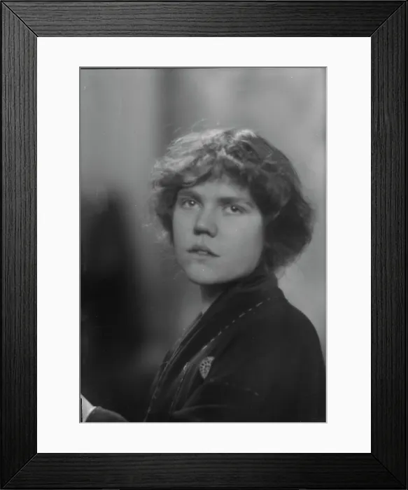 Framed Print : Card, Marjorie, Miss. 1913. Creator: Arnold Genthe Framed Print : Card, Marjorie, Miss. 1913. Creator: Arnold Genthe
