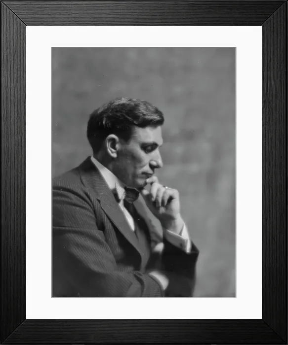 Framed Print : Carey, W.F. Mr. portrait photograph, 1916. Creator: Arnold Genthe Framed Print : Carey, W.F. Mr. portrait photograph, 1916. Creator: Arnold Genthe