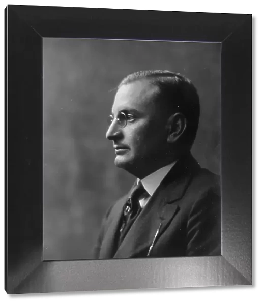 Cassidy, John H. Mr. portrait photograph, 1917 July. Creator: Arnold Genthe