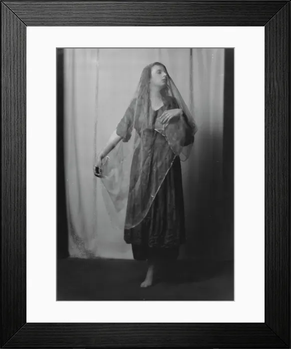 Framed Print : Castle, Miss, portrait photograph, 1917 Oct. 2. Creator: Arnold Genthe Framed Print : Castle, Miss, portrait photograph, 1917 Oct. 2. Creator: Arnold Genthe