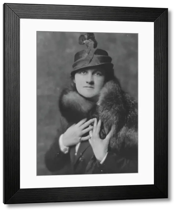 Framed Print : Chapin, W.W. Mrs. portrait photograph, 1916 Jan. 29. Creator: Arnold Genthe Framed Print : Chapin, W.W. Mrs. portrait photograph, 1916 Jan. 29. Creator: Arnold Genthe