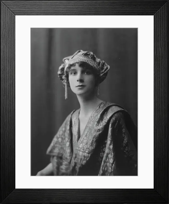 Framed Print : Charles, Lillian, Miss, portrait photograph, 1916. Creator: Arnold Genthe Framed Print : Charles, Lillian, Miss, portrait photograph, 1916. Creator: Arnold Genthe