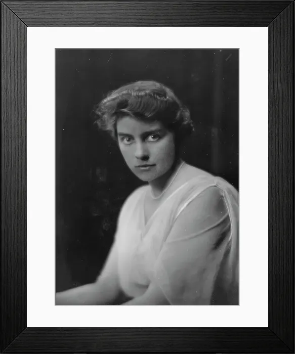 Framed Print : Chase, K. Miss, portrait photograph, 1916 Feb. 9. Creator: Arnold Genthe Framed Print : Chase, K. Miss, portrait photograph, 1916 Feb. 9. Creator: Arnold Genthe