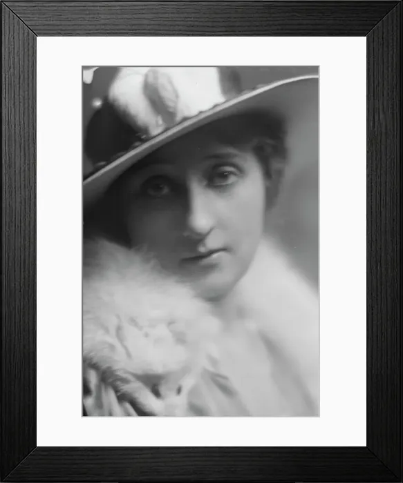 Framed Print : Chase, O.J. Jr. Mrs. portrait photograph, 1914 Dec. 9. Creator: Arnold Genthe