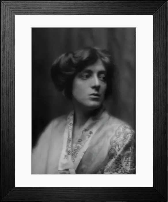 Framed Print : Chester, Constance, Miss. portrait photograph, 1912 or 1913. Creator: Arnold Genthe Framed Print : Chester, Constance, Miss. portrait photograph, 1912 or 1913. Creator: Arnold Genthe