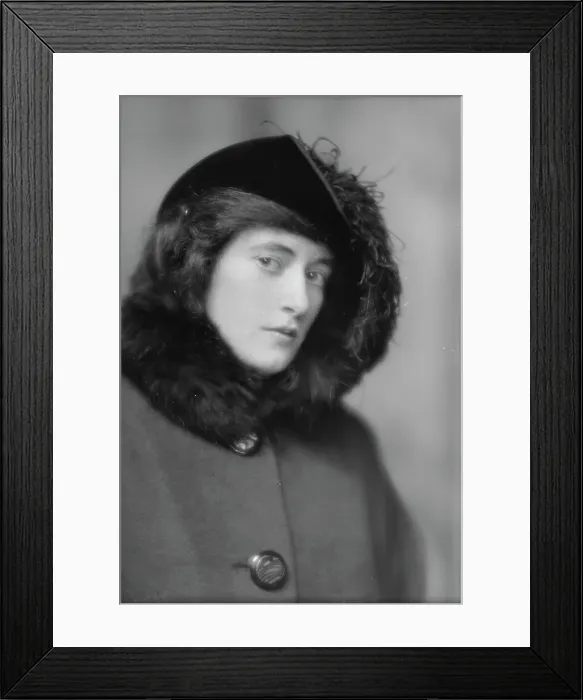 Framed Print : Chippendale, Julia, Miss, portrait photograph, ca. 1913. Creator: Arnold Genthe Framed Print : Chippendale, Julia, Miss, portrait photograph, ca. 1913. Creator: Arnold Genthe