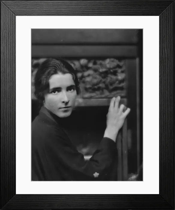 Framed Print : Clark, Estelle, Miss, portrait photograph, 1915 Nov. 2 or Nov. 4. Creator: Arnold Genthe Framed Print : Clark, Estelle, Miss, portrait photograph, 1915 Nov. 2 or Nov. 4. Creator: Arnold Genthe