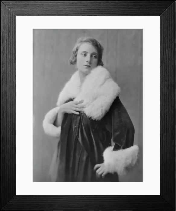 Framed Print : Clarke, Helen, Miss, portrait photograph, 1917 Sept. 18. Creator: Arnold Genthe Framed Print : Clarke, Helen, Miss, portrait photograph, 1917 Sept. 18. Creator: Arnold Genthe