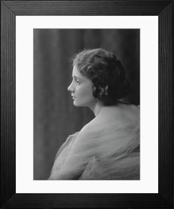 Framed Print : Clarke, Helen, Miss, portrait photograph, 1917 Sept. 18. Creator: Arnold Genthe Framed Print : Clarke, Helen, Miss, portrait photograph, 1917 Sept. 18. Creator: Arnold Genthe