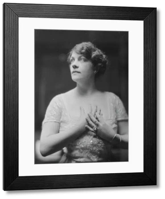 Framed Print : Claussen, Julia, Miss, portrait photograph, 1916 Mar. 2. Creator: Arnold Genthe Framed Print : Claussen, Julia, Miss, portrait photograph, 1916 Mar. 2. Creator: Arnold Genthe