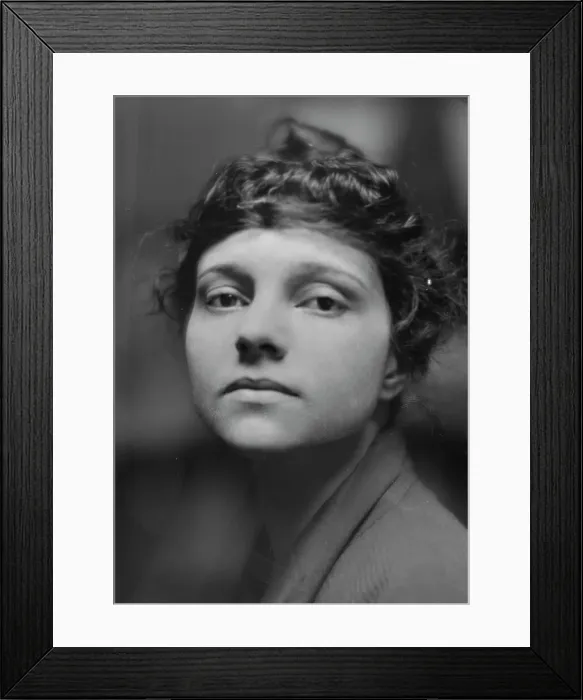 Framed Print : Coates, M. Miss, portrait photograph, 1916 Feb. 21. Creator: Arnold Genthe Framed Print : Coates, M. Miss, portrait photograph, 1916 Feb. 21. Creator: Arnold Genthe