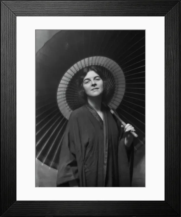 Framed Print : Coleman, C. Miss, portrait photograph, 1915 Feb. 26. Creator: Arnold Genthe Framed Print : Coleman, C. Miss, portrait photograph, 1915 Feb. 26. Creator: Arnold Genthe