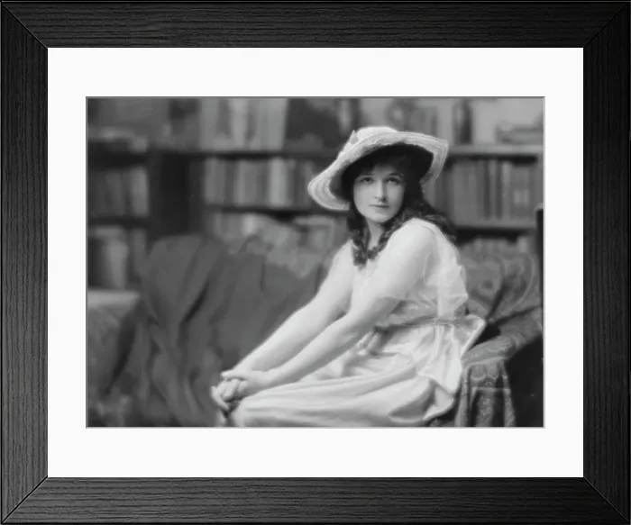 Framed Print : Collins, Miriam, Miss, portrait photograph, 1915 June 7. Creator: Arnold Genthe Framed Print : Collins, Miriam, Miss, portrait photograph, 1915 June 7. Creator: Arnold Genthe