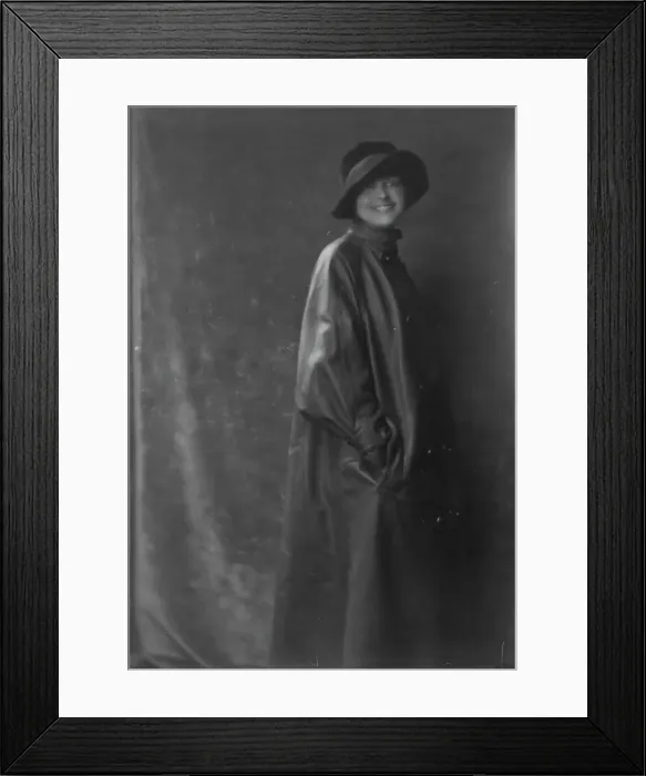 Framed Print : Corbin, Louise, Miss, portrait photograph, not before 1916. Creator: Arnold Genthe Framed Print : Corbin, Louise, Miss, portrait photograph, not before 1916. Creator: Arnold Genthe