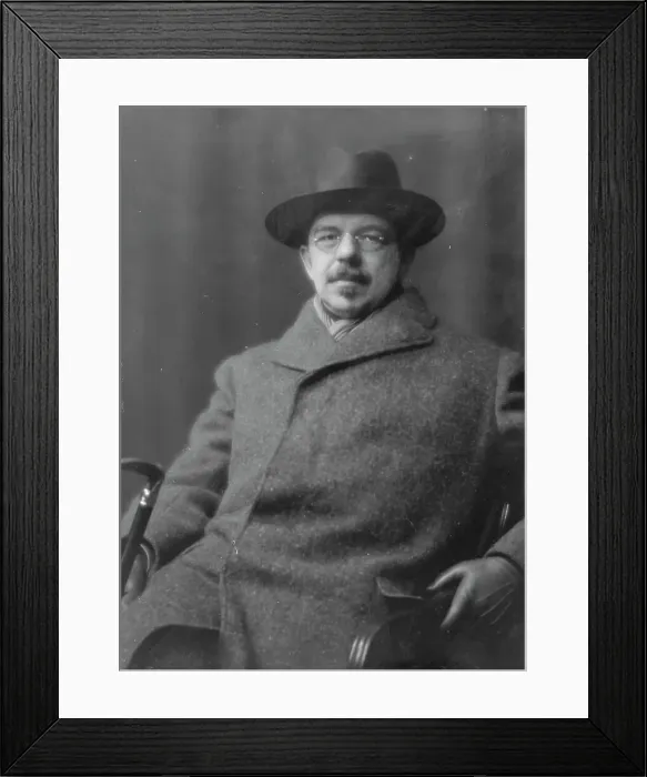 Framed Print : Cortissoz, Royal, Mr. portrait photograph, 1916 Apr. 10. Creator: Arnold Genthe Framed Print : Cortissoz, Royal, Mr. portrait photograph, 1916 Apr. 10. Creator: Arnold Genthe