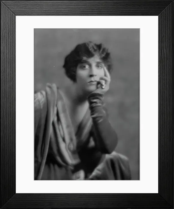 Framed Print : Cowl, Jane, Miss, portrait photograph, 1914 Dec. 30. Creator: Arnold Genthe Framed Print : Cowl, Jane, Miss, portrait photograph, 1914 Dec. 30. Creator: Arnold Genthe