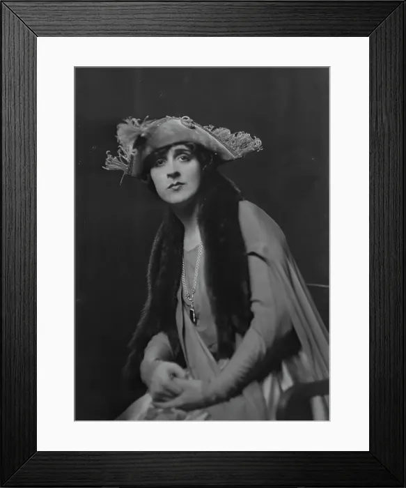 Framed Print : Cowl, Jane, Miss, portrait photograph, 1918 Oct. 14. Creator: Arnold Genthe Framed Print : Cowl, Jane, Miss, portrait photograph, 1918 Oct. 14. Creator: Arnold Genthe