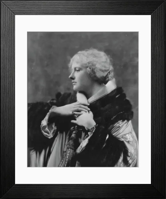 Framed Print : Crosbie, Violet, Miss, portrait photograph, 1916 Dec. 3. Creator: Arnold Genthe Framed Print : Crosbie, Violet, Miss, portrait photograph, 1916 Dec. 3. Creator: Arnold Genthe