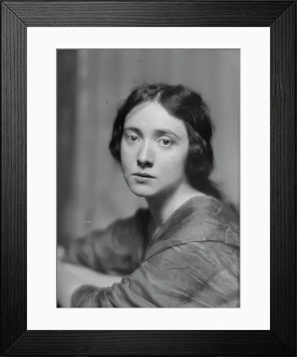 Framed Print : Dale, Gretchen, Miss (Mrs. Howard Estabrook), portrait photograph, 1913 or 1914. Creator: Arnold Genthe Framed Print : Dale, Gretchen, Miss (Mrs. Howard Estabrook), portrait photograph, 1913 or 1914. Creator: Arnold Genthe