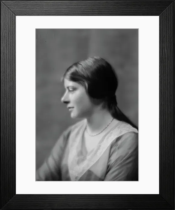 Framed Print : Damrosch, Polly, Miss, portrait photograph, 1914 Mar. 27. Creator: Arnold Genthe Framed Print : Damrosch, Polly, Miss, portrait photograph, 1914 Mar. 27. Creator: Arnold Genthe