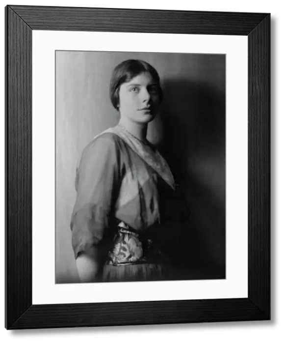 Framed Print : Damrosch, Polly, Miss, portrait photograph, 1914 Mar. 27. Creator: Arnold Genthe Framed Print : Damrosch, Polly, Miss, portrait photograph, 1914 Mar. 27. Creator: Arnold Genthe