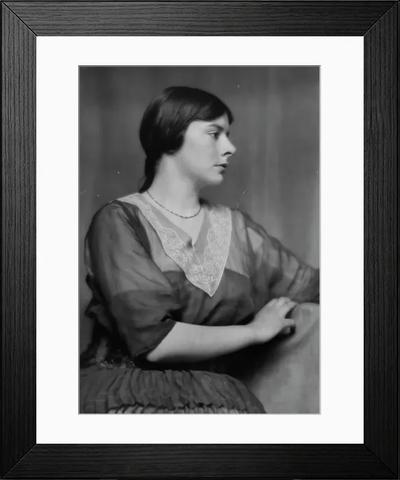 Framed Print : Damrosch, Polly, Miss, portrait photograph, 1914 Mar. 27. Creator: Arnold Genthe Framed Print : Damrosch, Polly, Miss, portrait photograph, 1914 Mar. 27. Creator: Arnold Genthe