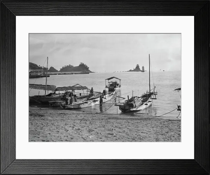 Framed Print : Travel views of Japan and Korea, 1908. Creator: Arnold Genthe Framed Print : Travel views of Japan and Korea, 1908. Creator: Arnold Genthe