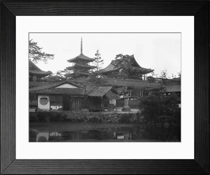 Framed Print : Travel views of Japan and Korea, 1908. Creator: Arnold Genthe Framed Print : Travel views of Japan and Korea, 1908. Creator: Arnold Genthe