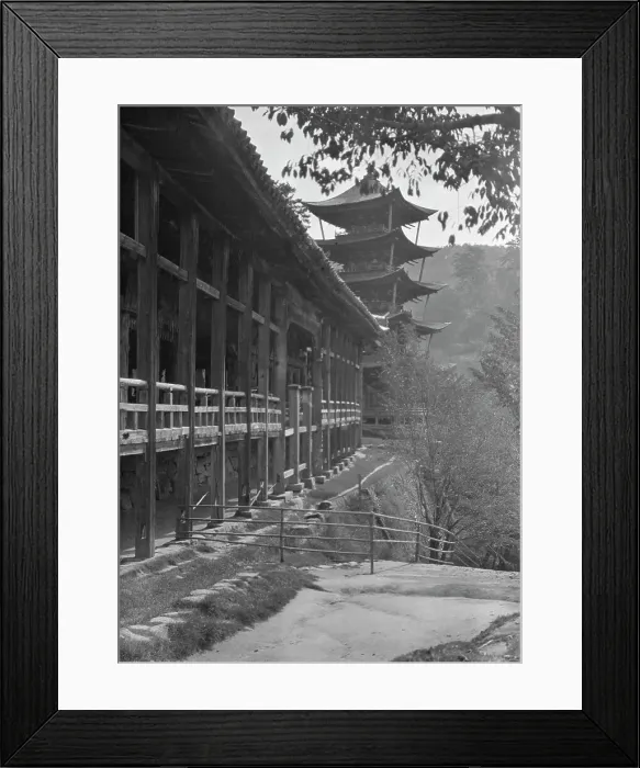 Framed Print : Travel views of Japan and Korea, 1908. Creator: Arnold Genthe Framed Print : Travel views of Japan and Korea, 1908. Creator: Arnold Genthe