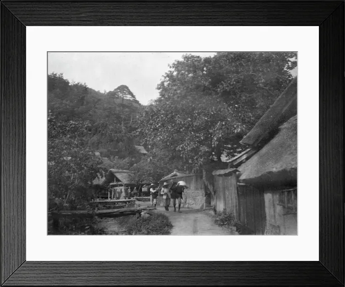 Framed Print : Travel views of Japan and Korea, 1908. Creator: Arnold Genthe Framed Print : Travel views of Japan and Korea, 1908. Creator: Arnold Genthe