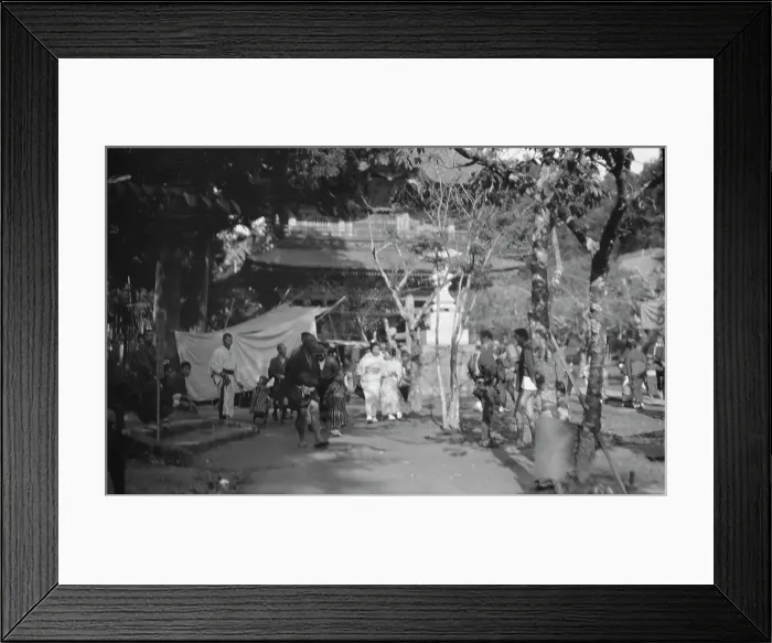 Framed Print : Travel views of Japan and Korea, 1908. Creator: Arnold Genthe Framed Print : Travel views of Japan and Korea, 1908. Creator: Arnold Genthe