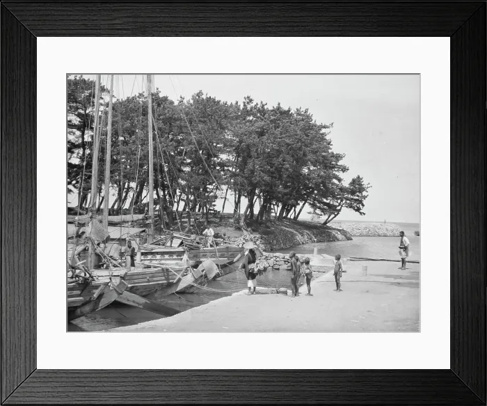 Framed Print : Travel views of Japan and Korea, 1908. Creator: Arnold Genthe Framed Print : Travel views of Japan and Korea, 1908. Creator: Arnold Genthe