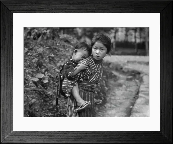 Framed Print : Travel views of Japan and Korea, 1908. Creator: Arnold Genthe Framed Print : Travel views of Japan and Korea, 1908. Creator: Arnold Genthe