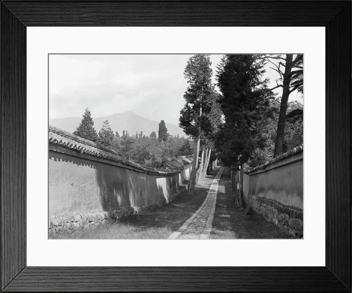Framed Print : Travel views of Japan and Korea, 1908. Creator: Arnold Genthe