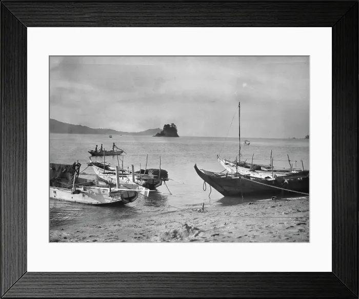 Framed Print : Travel views of Japan and Korea, 1908. Creator: Arnold Genthe Framed Print : Travel views of Japan and Korea, 1908. Creator: Arnold Genthe