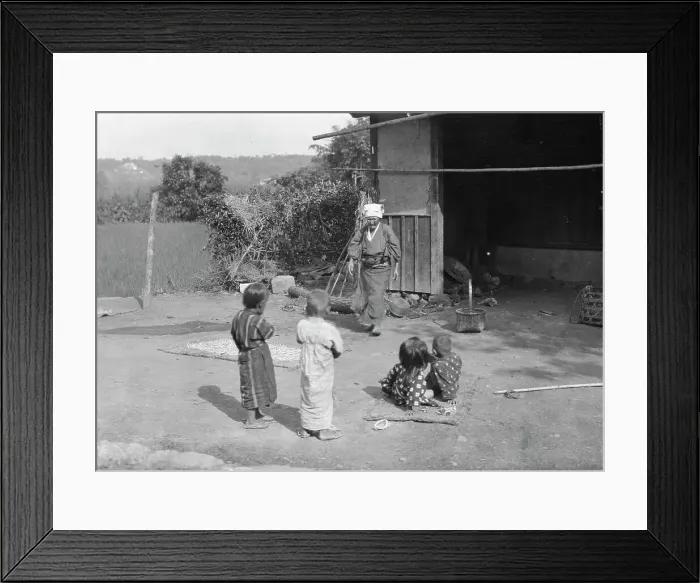 Framed Print : Travel views of Japan and Korea, 1908. Creator: Arnold Genthe Framed Print : Travel views of Japan and Korea, 1908. Creator: Arnold Genthe