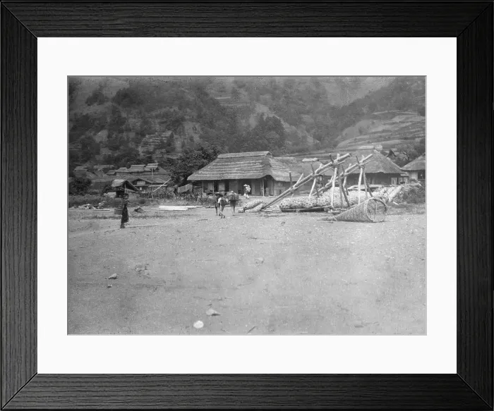 Framed Print : Travel views of Japan and Korea, 1908. Creator: Arnold Genthe Framed Print : Travel views of Japan and Korea, 1908. Creator: Arnold Genthe