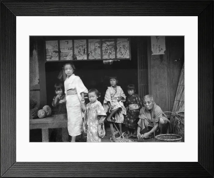 Framed Print : Travel views of Japan and Korea, 1908. Creator: Arnold Genthe Framed Print : Travel views of Japan and Korea, 1908. Creator: Arnold Genthe