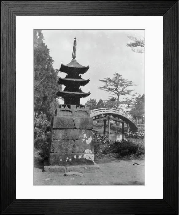 Framed Print : Travel views of Japan and Korea, 1908. Creator: Arnold Genthe Framed Print : Travel views of Japan and Korea, 1908. Creator: Arnold Genthe