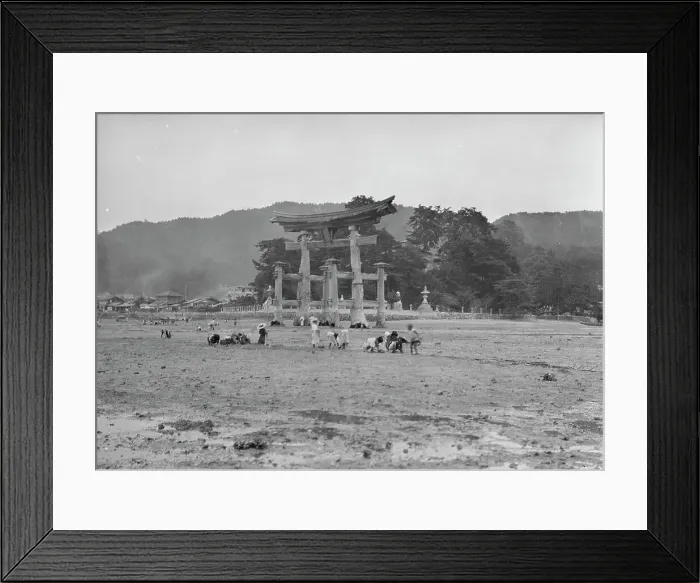 Framed Print : Travel views of Japan and Korea, 1908. Creator: Arnold Genthe Framed Print : Travel views of Japan and Korea, 1908. Creator: Arnold Genthe