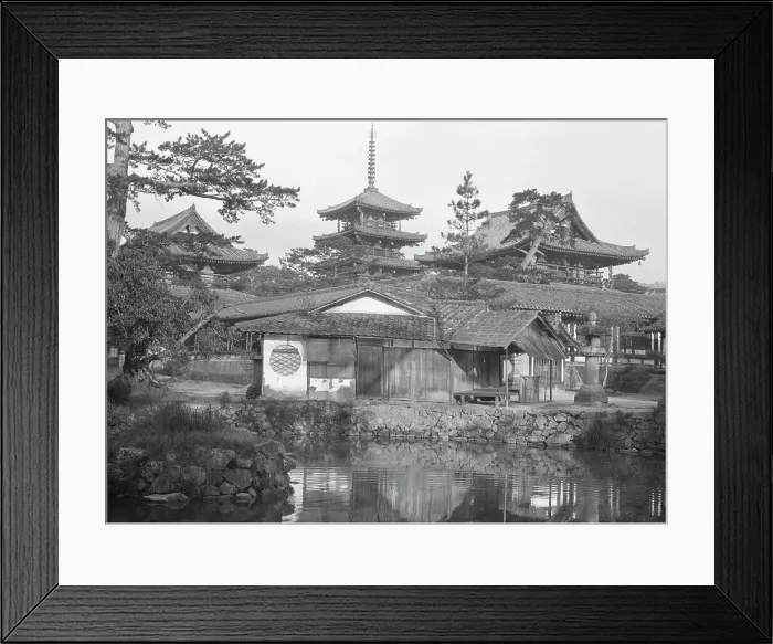Framed Print : Travel views of Japan and Korea, 1908. Creator: Arnold Genthe Framed Print : Travel views of Japan and Korea, 1908. Creator: Arnold Genthe