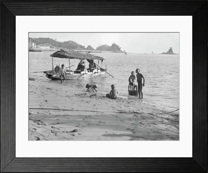 Framed Print : Travel views of Japan and Korea, 1908. Creator: Arnold Genthe Framed Print : Travel views of Japan and Korea, 1908. Creator: Arnold Genthe